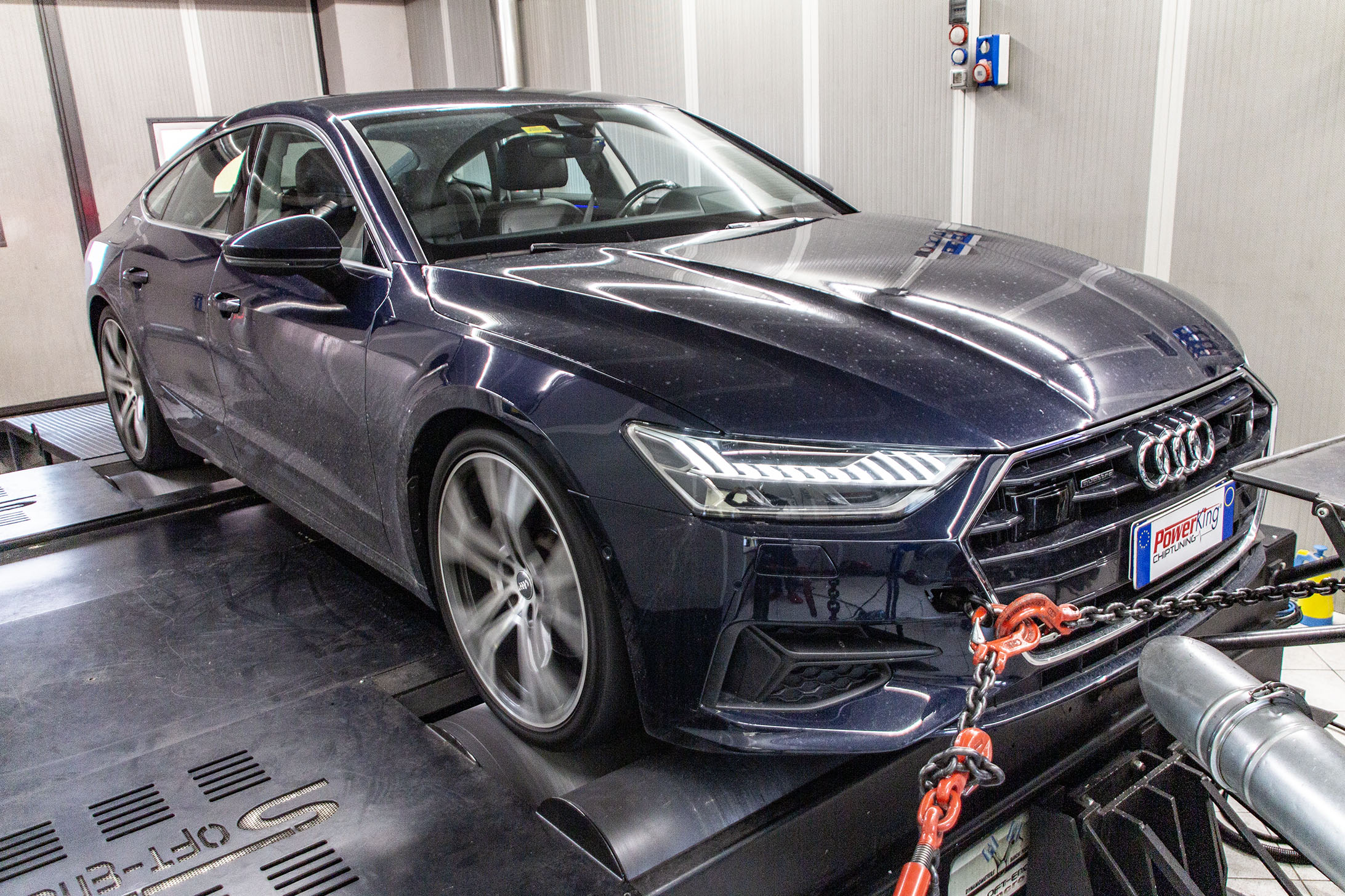 Audi A7 montaggio scarico